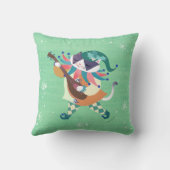 Coussin Musique de Noël Elf Chat Jeu d'oreiller (Verso)