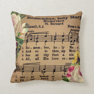 COUSSIN MUSIQUE DE ROSES DE VIERGE MARIE MEMORARE