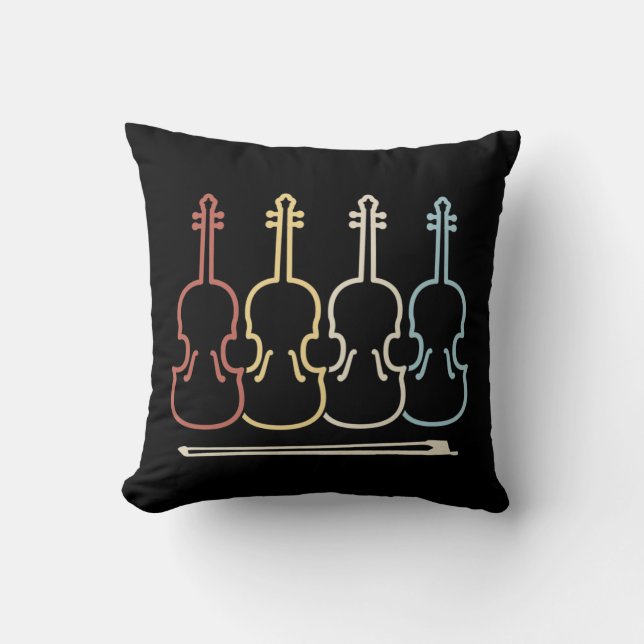 Coussin Musique de violon (Recto)