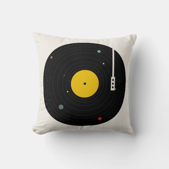 Coussin Musique partout | Florent Bodart (Recto)
