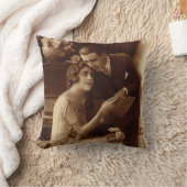 Coussin Musique Romantique Vintage, Amoureux d'Amour et de (Couverture)