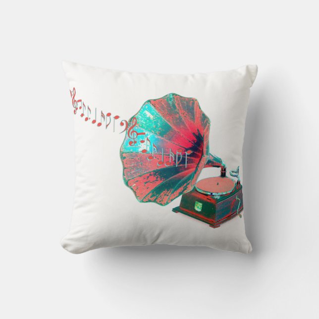 Coussin Musique vintage (Recto)