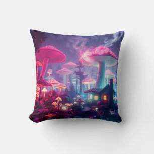 Coussin Musroom Bungalow Neon fonds d'écran, Cadeaux, Cous