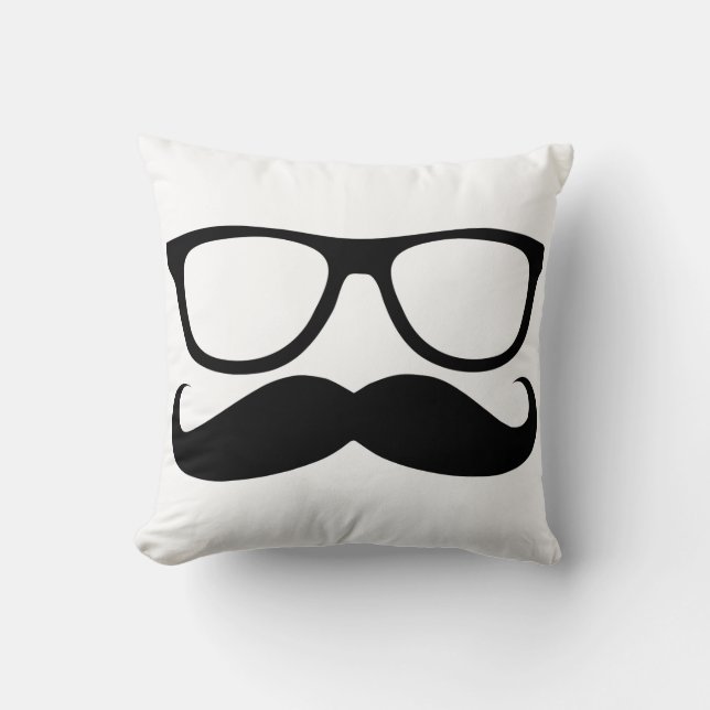 Coussin Mustache (Recto)