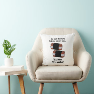 Coussin Musubi Laissez-Moi Profiter De Mon Spam Musubi