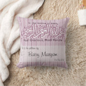 Coussin Musulmans islamiques d'Aqiqah de nom de bébé (Couverture)