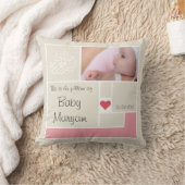 Coussin Musulmans islamiques d'Aqiqah de nom de bébé (Couverture)