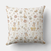 Coussin Muted Neutral Boho Baby Boy Nursery Statistiques d (Verso)