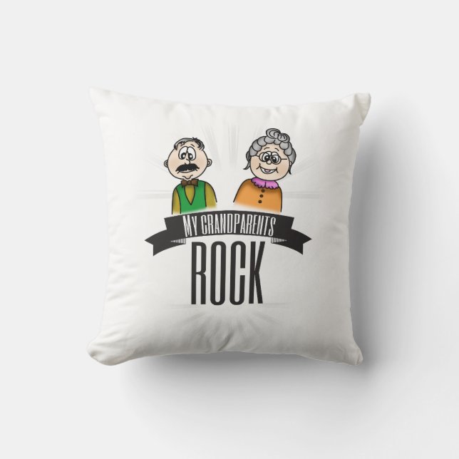 Coussin My Grandparents Rocks (Recto)