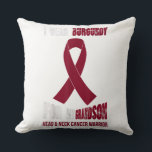 Coussin My Grandson My head Neck Cancer Warrior Gift<br><div class="desc">My Grandson My head Neck Cancer Warrior Gift</div>