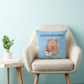Coussin My Love Language Is Noodles | Kawaii Capybara Deco (Chaise)