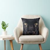 Coussin Mystérieuse Panthère Noire (Chaise)