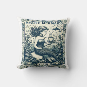 Coussin Mystic Mermaids Club - Dream Beneath Waves