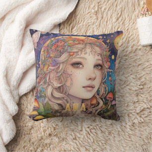 Coussin Mystical Imaginaire Girl - Custom Magic
