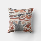 Coussin mythique de tortue d'animaux de rêves (Verso)