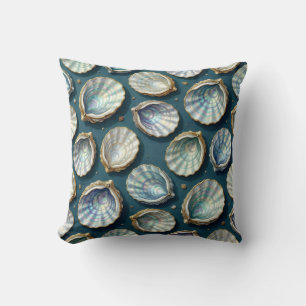 Coussin Nacre d'huître abalone coquille d'huître dorée