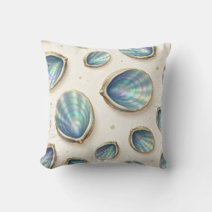 Coussin Nacre d'huître abalone coquille d'huître dorée