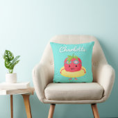 Coussin Nage de fraises Kawaii (Chaise)