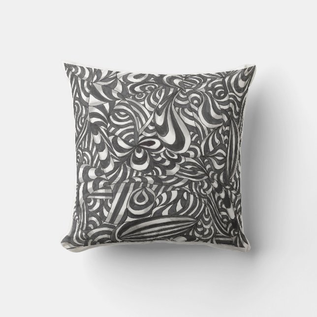 Coussin Nager dans l'espace (Recto)