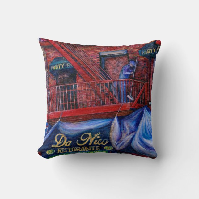 Coussin N'aimez-vous pas la peinture rouge ? New York City (Recto)