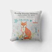 Coussin Naissance du bébé de pépinière Motif de la flèche  (Recto)