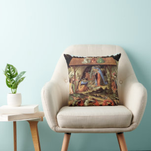 Coussin Naissance du Christ, Nativité mystique de Botticel