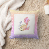 Coussin Naissance moderne bébé pour enfants Poisson rose (Couverture)