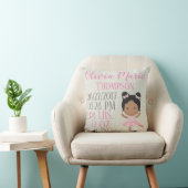 Coussin Naissance rose de danse de ballet de ballerine (Chaise)