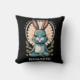 Coussin namaste lapin yoga lapin méditation