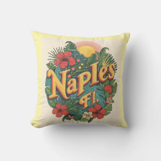 Coussin Naples floride rêve 