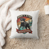 Coussin N'arrêtez pas de récupérer le chien canard Labrado (Couverture)