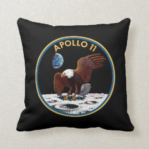 Coussin NASA Apollo 11 Atterrissage Lunaire Patch Insigne 
