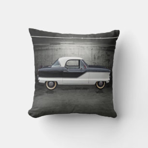 Coussin Nash noir et blanc Metropolitan