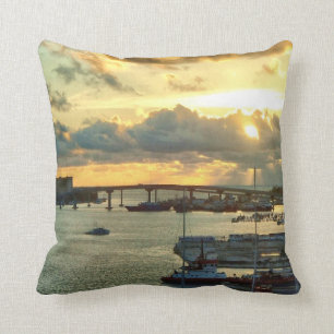 Coussin Nassau au lever de soleil