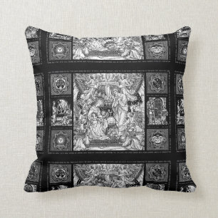 Coussin Nativité de Noël Naissance de Jésus Marie-Joseph