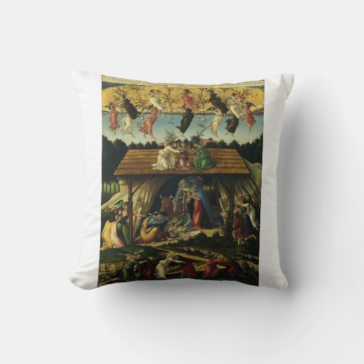 Coussin Nativité mystique par Sandro Botticelli (Recto)