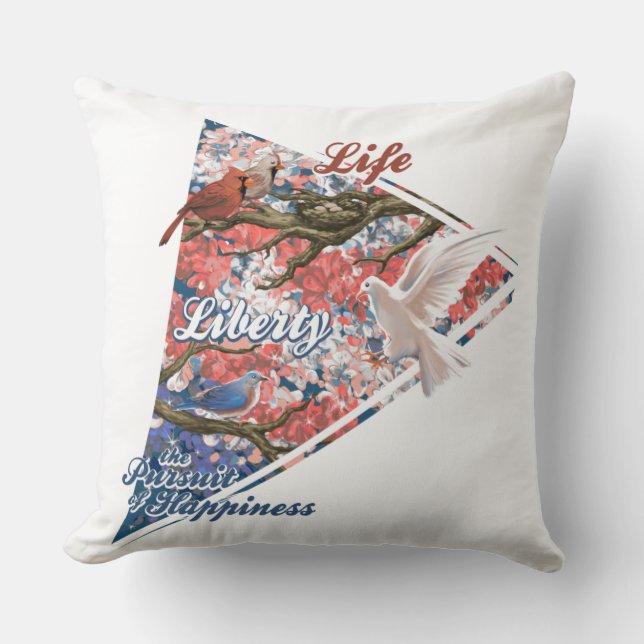 Coussin Nature de l'Amérique (Recto)