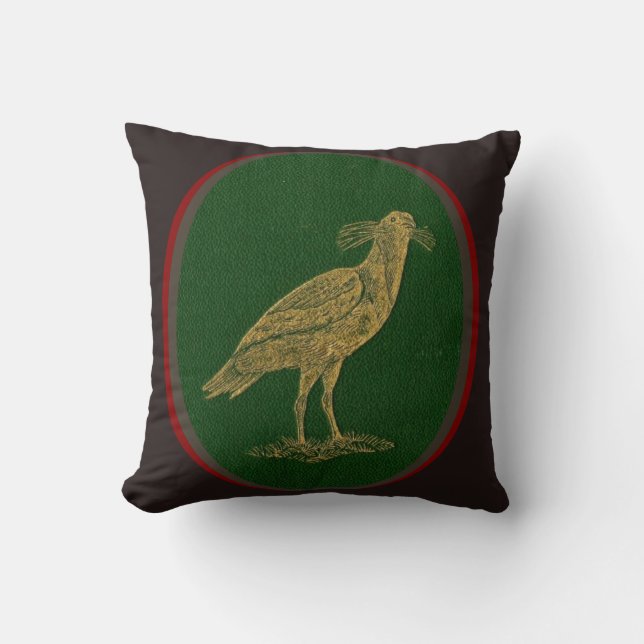 Coussin Nature des oiseaux Nid-de-Corbeau (Recto)