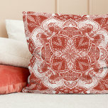 Coussin Nature Mandala Spring Robin Bird Choisissez votre<br><div class="desc">Ce magnifique oreiller à lancer mandala nature dessiné à la main a été conçu dans un blanc élégant pour contraster magnifiquement avec n'importe quelle couleur de votre choix. L'oeuvre d'art complexe présente de beaux robins entourés de délicates fleurs et plumes du printemps, créant ainsi la retouche printanière parfaite pour votre...</div>