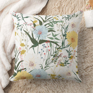 Coussin Nature mignonne arrière - plan l Blanc