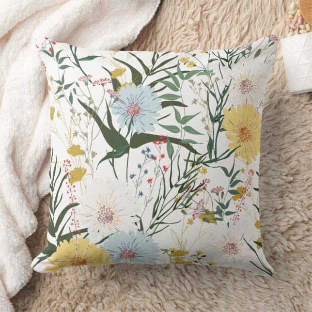 Coussin Nature mignonne arrière - plan l Blanc (Couverture)