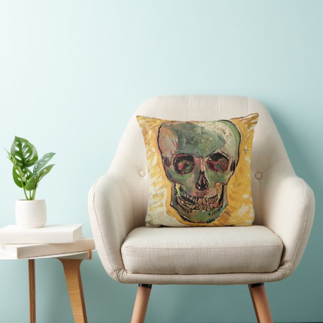 Coussin Nature morte Crâne de Vincent van Gogh (Chaise)