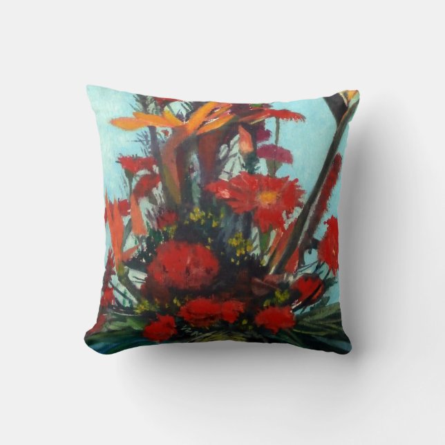 Coussin Nature morte de fleurs/Still life of flowers (Recto)