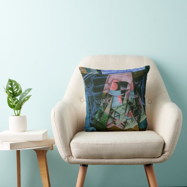Coussin Nature morte devant une fenêtre ouverte de Juan Gr (Chaise)