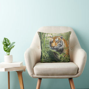 Coussin Nature Tiger Bamboo