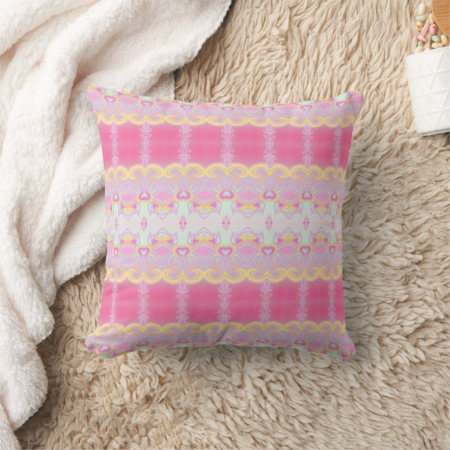 Coussin naturel rose, lancer l'oreiller (Couverture)