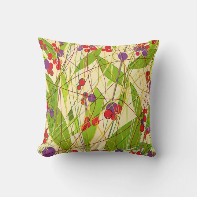 Coussin Natures sauvages (Recto)