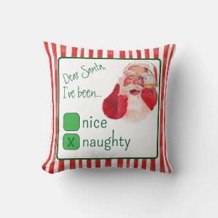 Coussin Naughty Père Noël