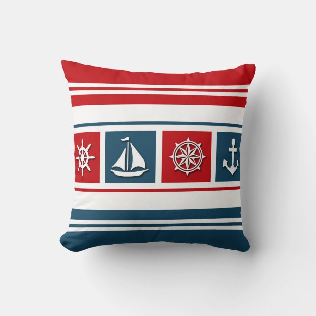 Coussin Nautical design (Recto)