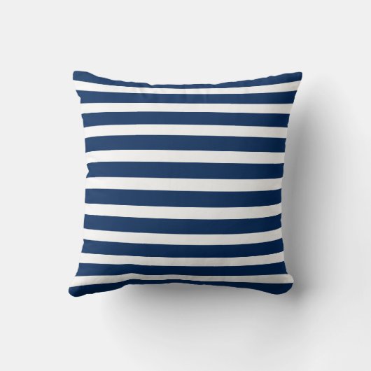 Coussin Nautical Navy Blue Welcome Aboard Nom du bateau An (Verso)